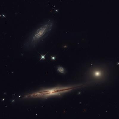 HCG 87: малая группа галактик